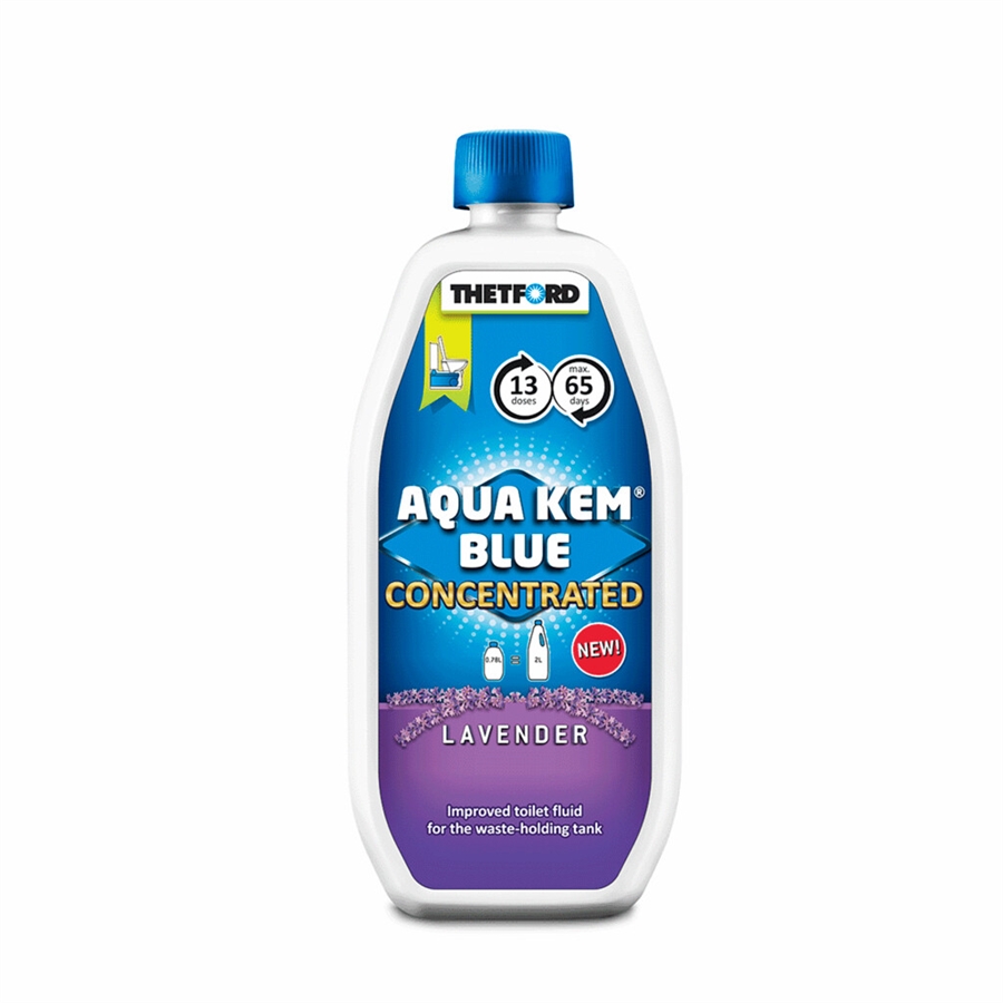 THETFORD AQUA KEM BLÅ KONSENTRERT 0,8 L Lavendel