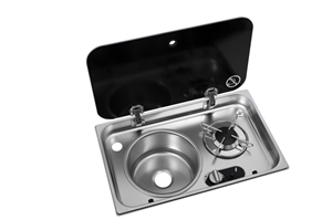 ASO kokeplate/vask-kombinasjon - Venstre håndvask