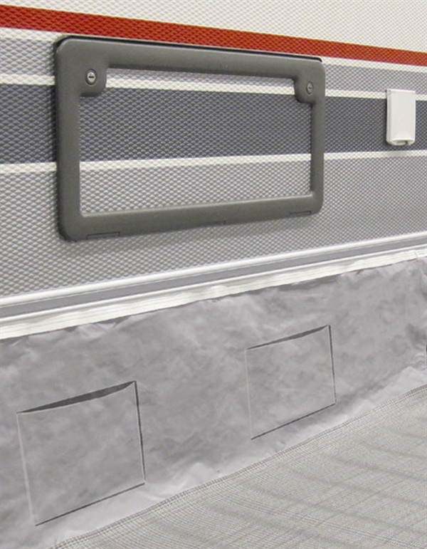 Vognskjørt med 2 lommer til oppbevaring 6 meter