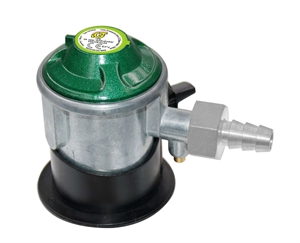 Regulator 2-trinns med slangebruddbeskyttelse for DK gassflasker