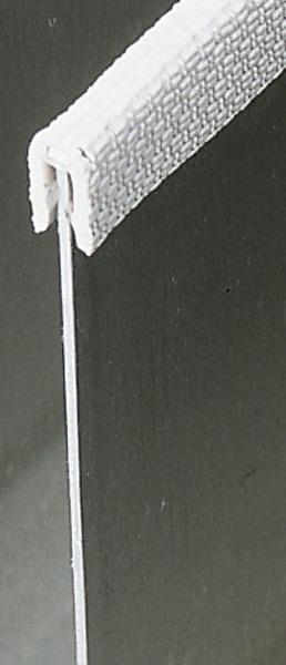 Kantbeskyttelsesprofil - klemområde lite - svart - 10 m
