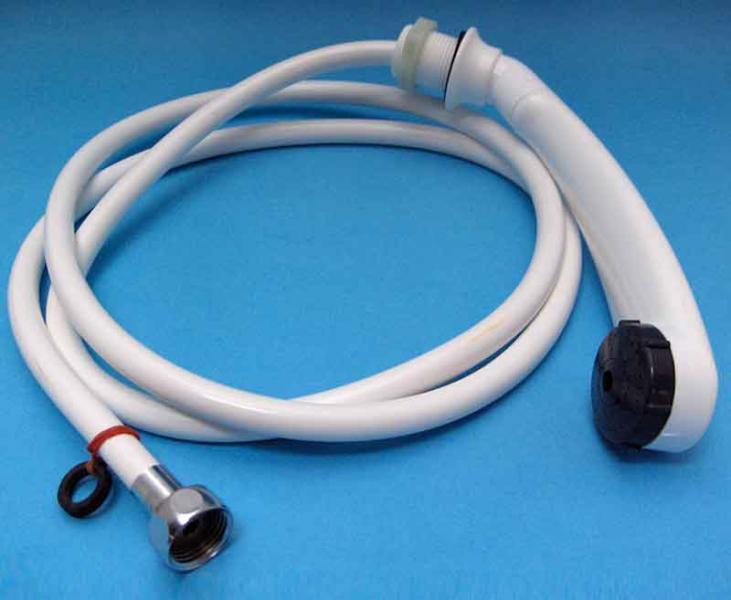 Dusjsett 2-ventilsventil hvit SB