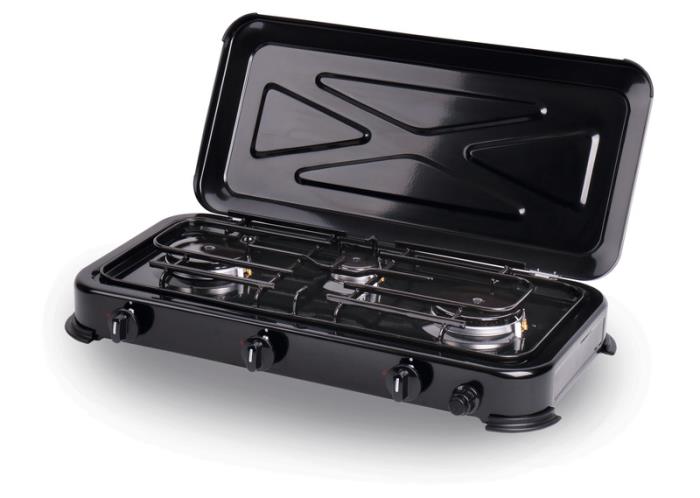 Camp4 Gasskomfyr Mary, 3 bluss, 30 mbar med tenningsbeskyttelse