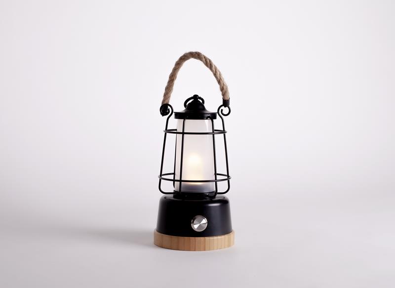 Lampe opladelig og dæmpbar