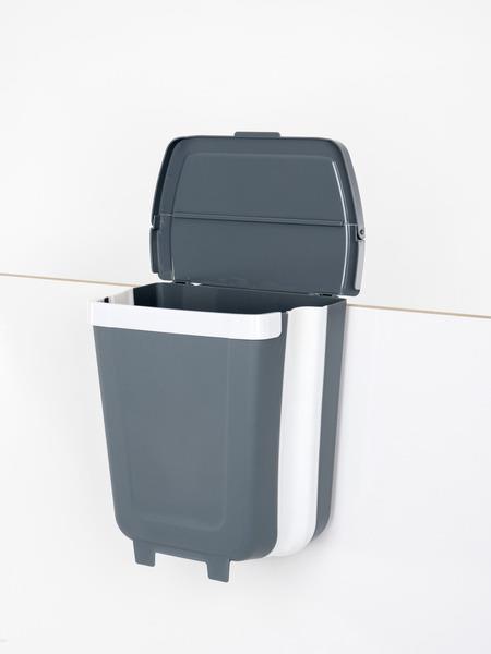 Sammenleggbar søppelbøtte 8L
